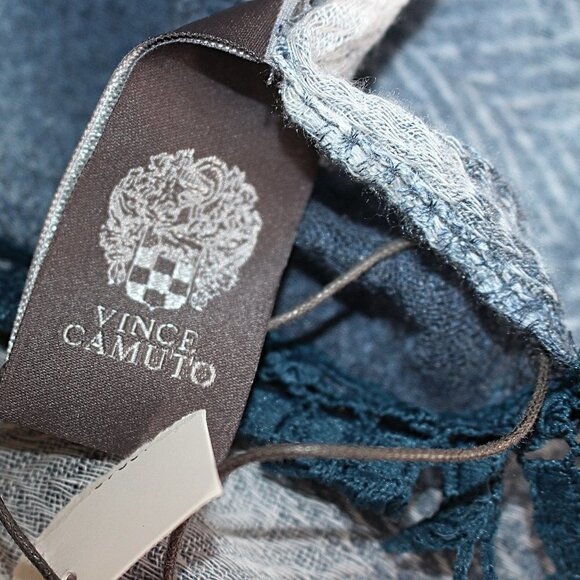 New w/Tags - Vince Camuto Ombre Frings Tassel Wrap, Tie Dye Ombre Pattern - Picture 5 of 9